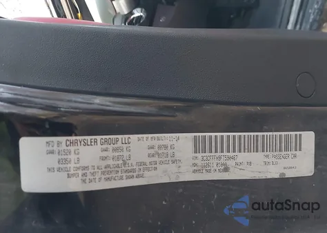 2015 Fiat 500 Abarth from USA, damaged, VIN 3C3CFFFH9FT590467